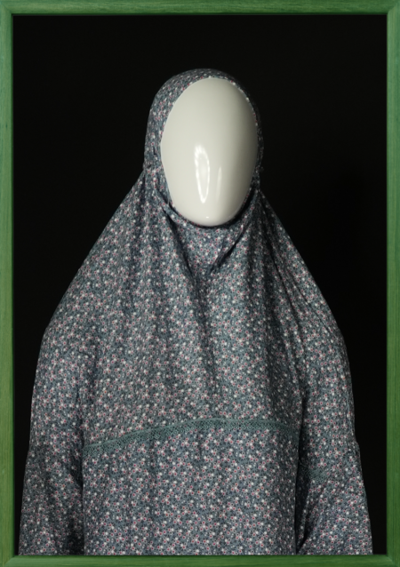 Husna Luxury Printed Khimar for Salah & Everyday Modesty- HUS 104 - Image 3